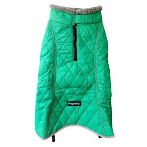 Fragralley Dog Coat Waterproof Windproof Winter Reflective Jacket Parka Fleece L